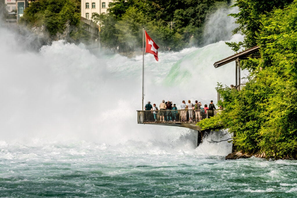 Rhine Falls Switzerland Family Activity